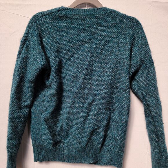 Banana Republic Fine Italian Yarn by Filpucci Emerald Wool Sweater Women's Sz S - Picture 3 of 8